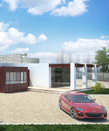 Proyecto vivienda Fachada